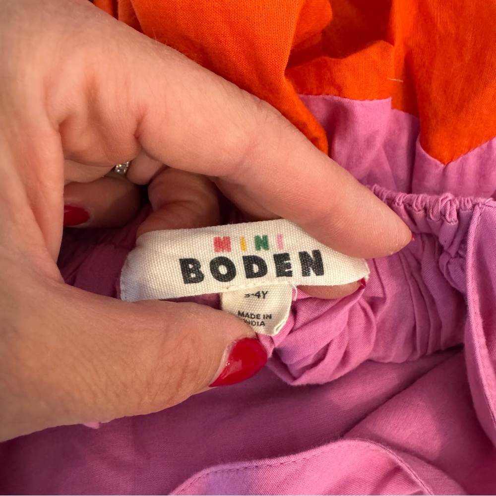 Mini Boden kids cross back sundress - Picture 4 of 5